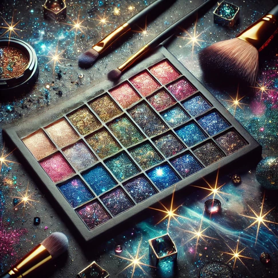 Paleta de Sombras Galaxy GlowExplora el universo de la belleza con nuestra Paleta de Sombras Galaxy Glow. Con 12 tonos vibrantes inspirados en las galaxias, esta paleta incluye acabados mate, metálicos y glitter para transformar cualquier look de día a noche. La fórmula altamente pigmentada y de larga duración garantiza un maquillaje que dura todo el día sin desvanecerse. Perfecta para looks sutiles o dramáticos, la Galaxy Glow te permitirá brillar como una estrella en cualquier ocasión.