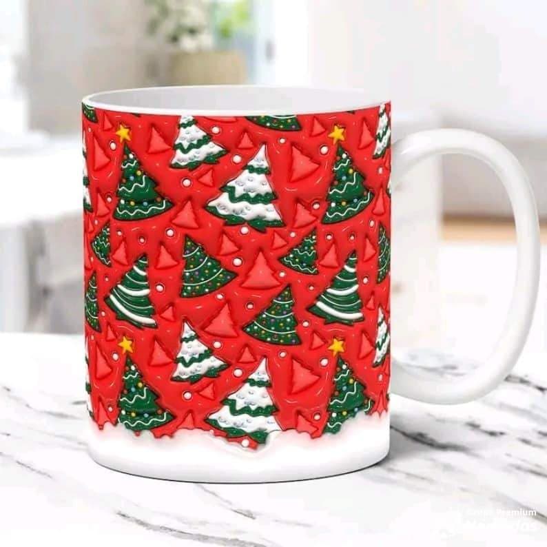 Mug Temático NavideñoMug con diseño temático navideño, ideal para la temporada.